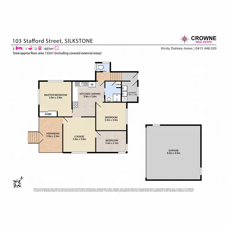 Floorplan of Homely house listing, 103 Stafford Street, Silkstone QLD 4304