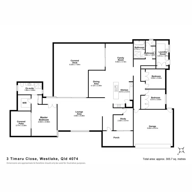 Floorplan of Homely house listing, 3 Timaru Close, Westlake QLD 4074