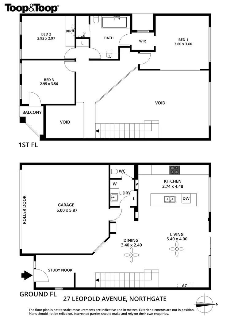 Floorplan of Homely townhouse listing, 27 Leopold Avenue, Northgate SA 5085