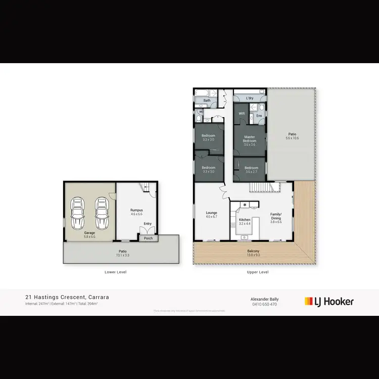 Floorplan of Homely house listing, 21 Hastings Crescent, Carrara QLD 4211