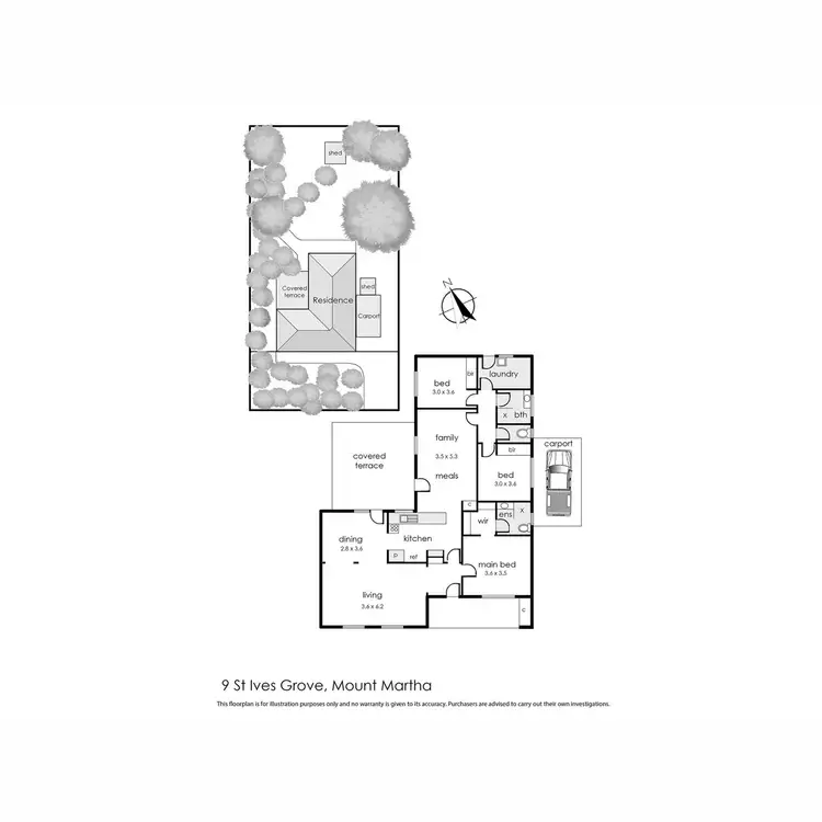 Floorplan of Homely house listing, 9 St Ives Grove, Mount Martha VIC 3934