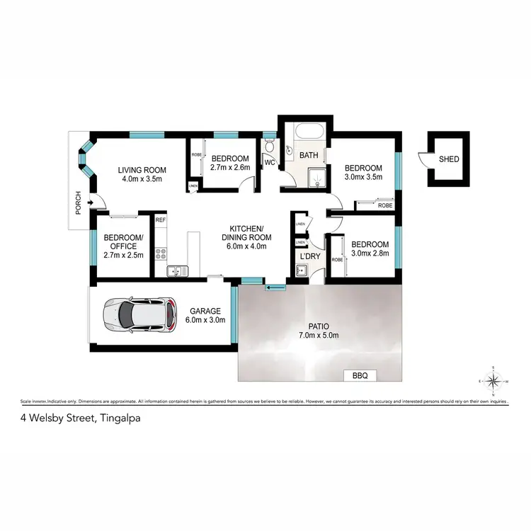 Floorplan of Homely house listing, 4 Welsby Street, Tingalpa QLD 4173