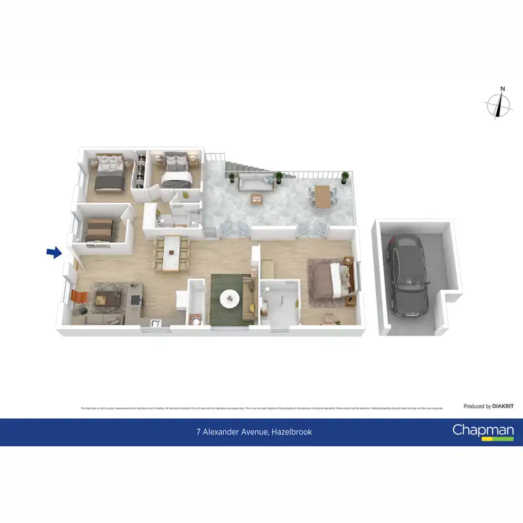 Floorplan of Homely house listing, 7 Alexander Avenue, Hazelbrook NSW 2779