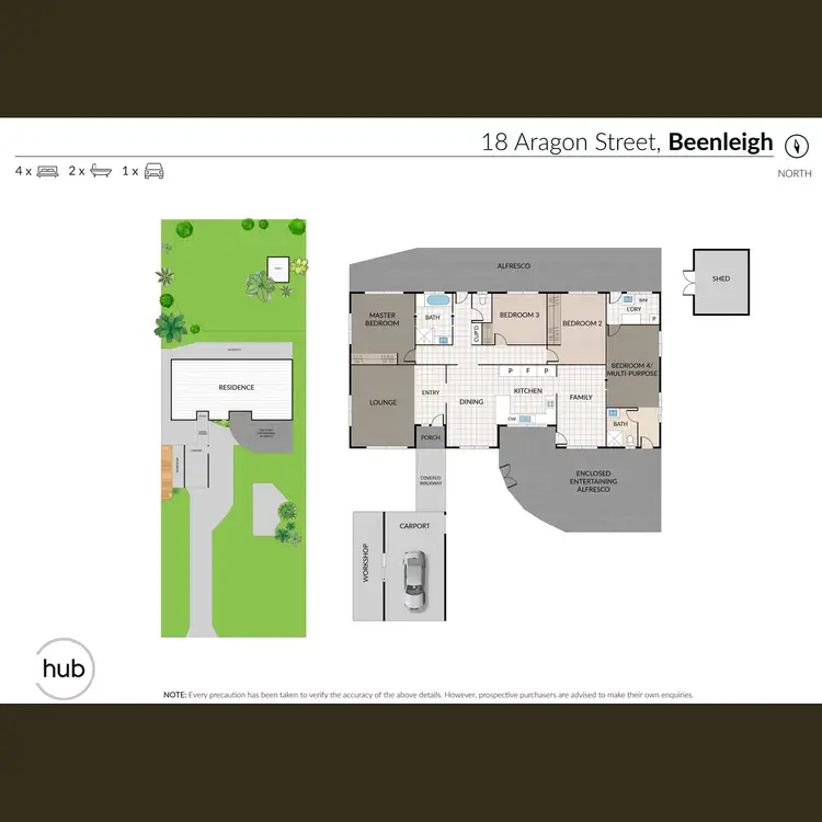 Floorplan of Homely house listing, 18 Aragon Street, Beenleigh QLD 4207