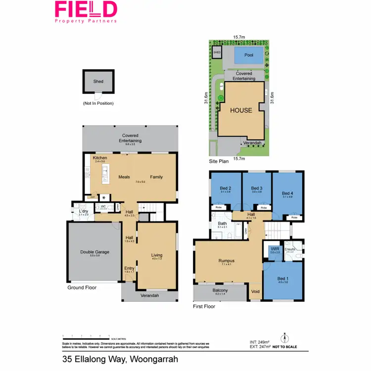 Floorplan of Homely house listing, 35 Ellalong Way, Woongarrah NSW 2259