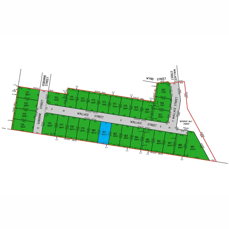 Floorplan of Homely land listing, LOT 181 Wallace Street, Sale VIC 3850