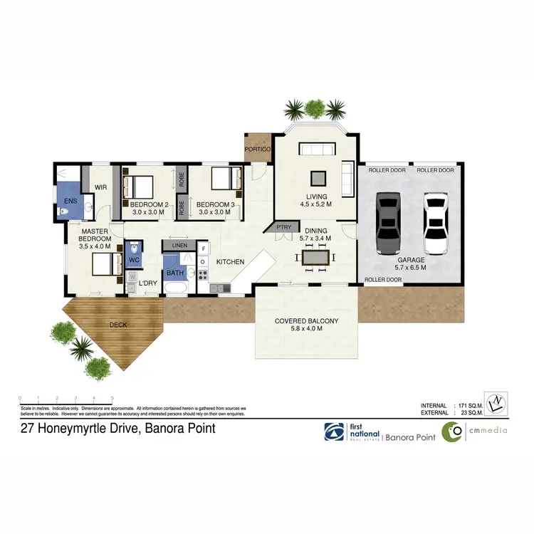 Floorplan of Homely house listing, 27 Honeymyrtle Drive, Banora Point NSW 2486