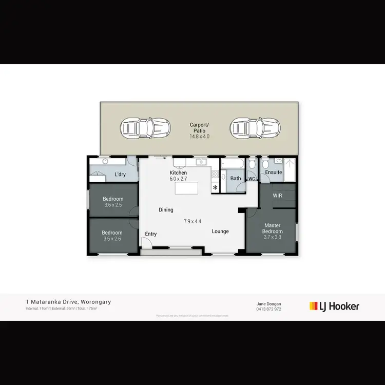Floorplan of Homely house listing, 1 Mataranka Drive, Worongary QLD 4213