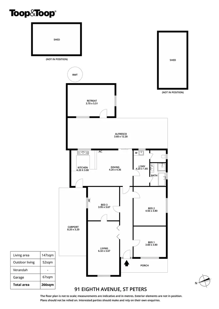Floorplan of Homely house listing, 91 Eighth Avenue, St Peters SA 5069