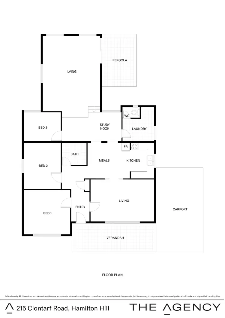 Floorplan of Homely house listing, 215 Clontarf Road, Hamilton Hill WA 6163