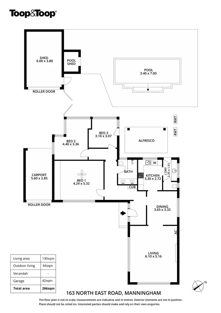 Floorplan of Homely house listing, 163 North East Road, Manningham SA 5086