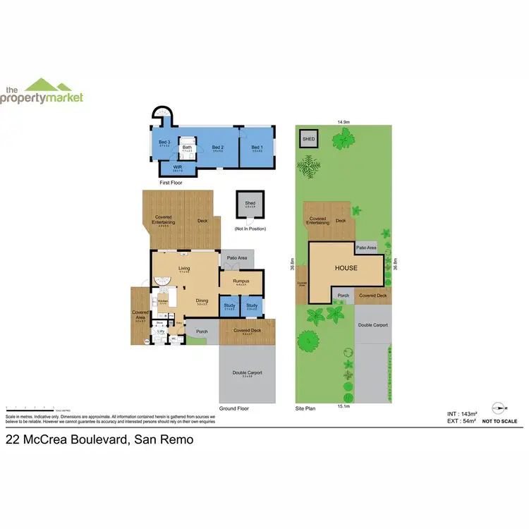 Floorplan of Homely house listing, 22 McCrea Boulevard, San Remo NSW 2262