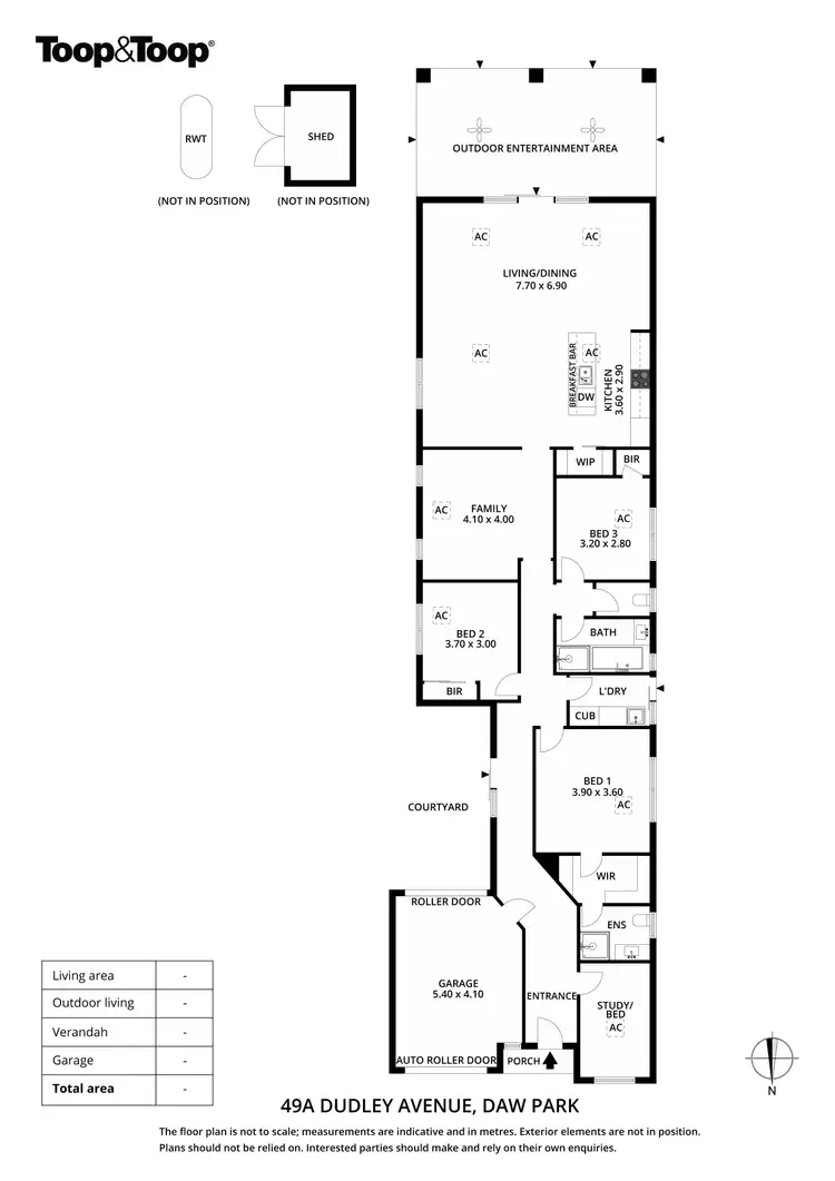 Floorplan of Homely house listing, 49A Dudley Avenue, Daw Park SA 5041