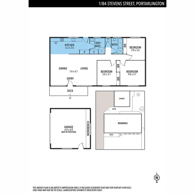 Floorplan of Homely house listing, 1/84 Stevens Street, Portarlington VIC 3223