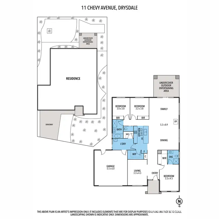 Floorplan of Homely house listing, 11 Chevy Avenue, Drysdale VIC 3222