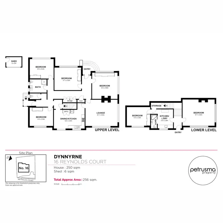 Floorplan of Homely house listing, 16 Reynolds Court, Dynnyrne TAS 7005