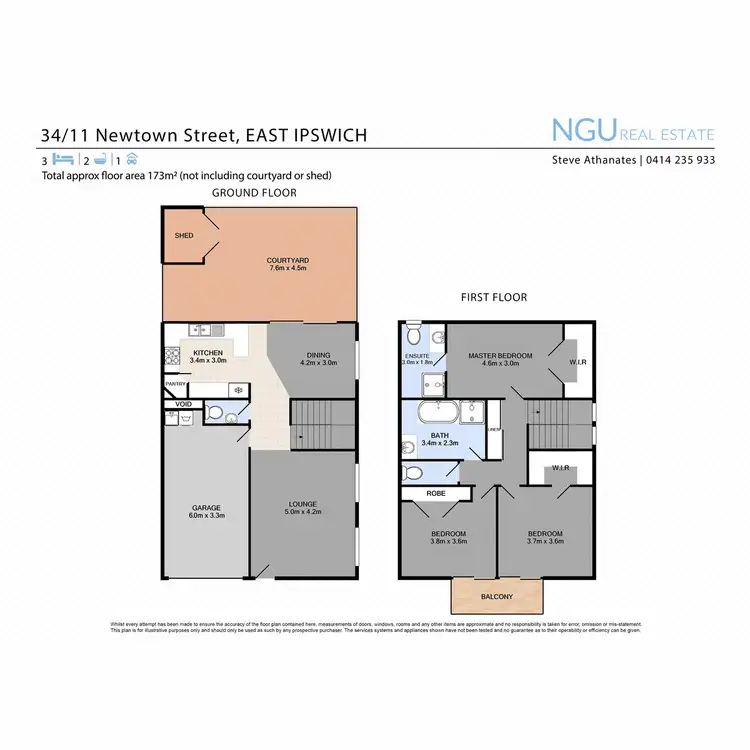 Floorplan of Homely unit listing, 34/11 Newtown Street, East Ipswich QLD 4305