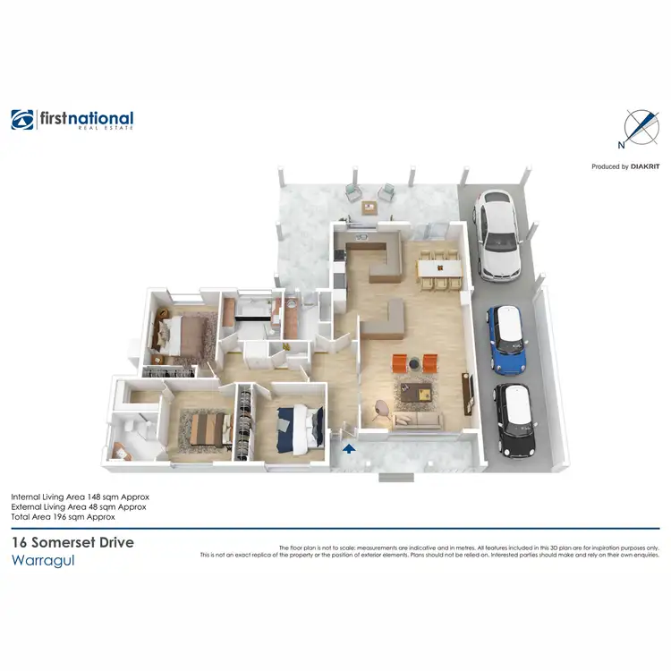 Floorplan of Homely house listing, 16 Somerset Drive, Warragul VIC 3820