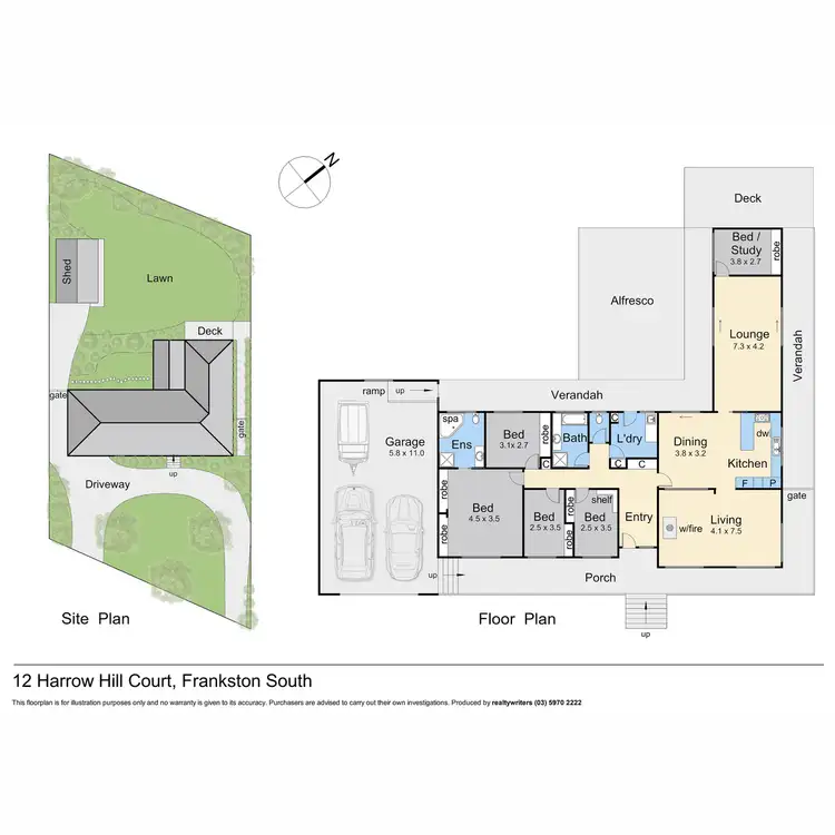 Floorplan of Homely house listing, 12 Harrow Hill Court, Frankston South VIC 3199