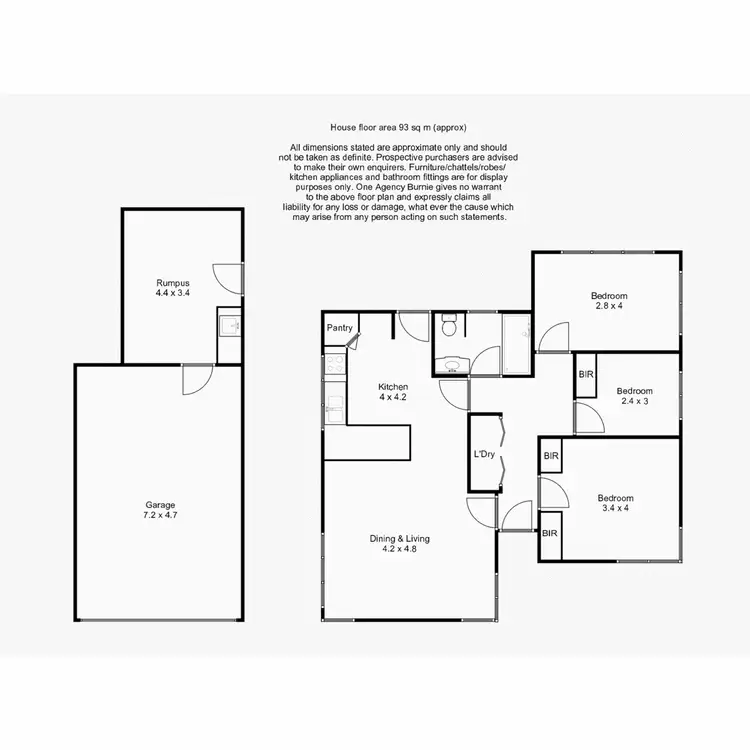 Floorplan of Homely house listing, 115 Village Lane, Somerset TAS 7322