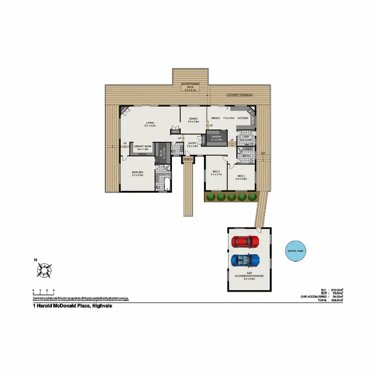 Floorplan of Homely house listing, 1 Harold McDonald Place, Highvale QLD 4520