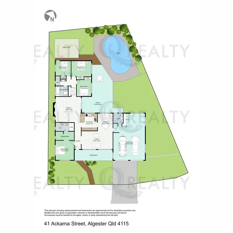 Floorplan of Homely house listing, 41 Ackama Street, Algester QLD 4115