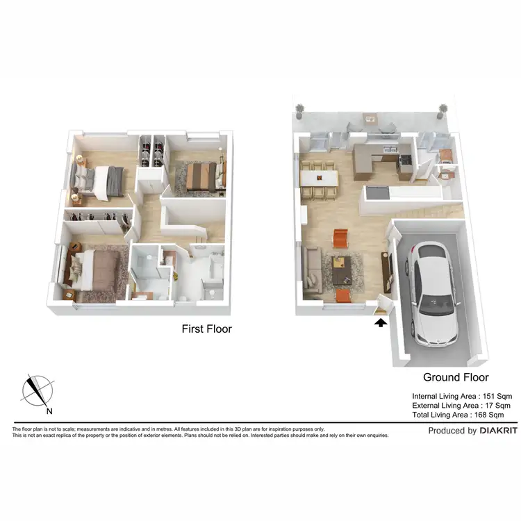 Floorplan of Homely townhouse listing, 19/1 Elsie Street, Kallangur QLD 4503