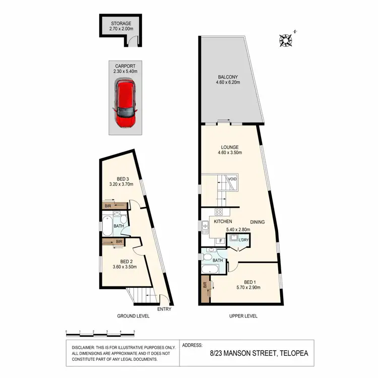 Floorplan of Homely unit listing, 8/23 Manson Street, Telopea NSW 2117