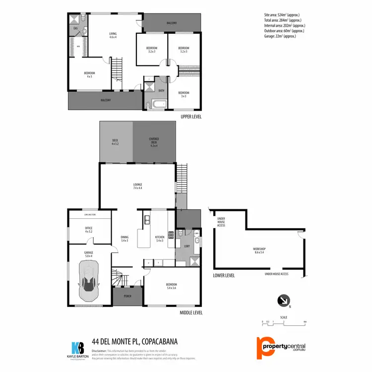 Floorplan of Homely house listing, 44 Del Monte Place, Copacabana NSW 2251