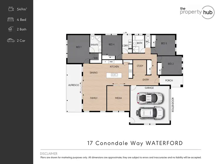 Floorplan of Homely house listing, 17 Conondale Way, Waterford QLD 4133