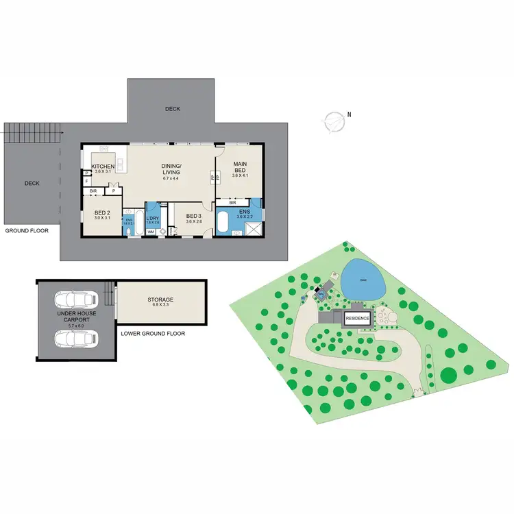 Floorplan of Homely rural property listing, 280 Old North Road, Pokolbin NSW 2320