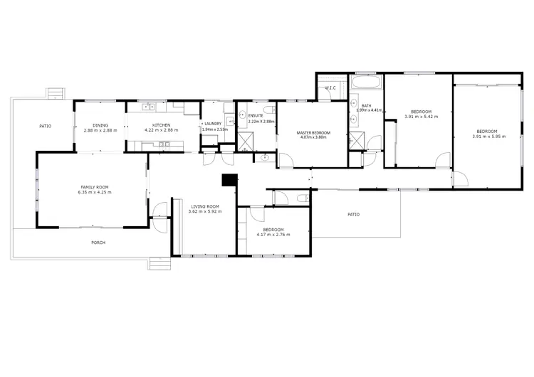 Floorplan of Homely house listing, 14 Woodland Street, Wodonga VIC 3690