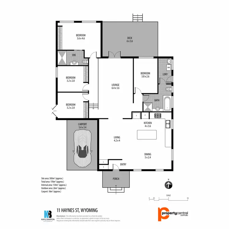 Floorplan of Homely house listing, 11 Haynes Street, Wyoming NSW 2250