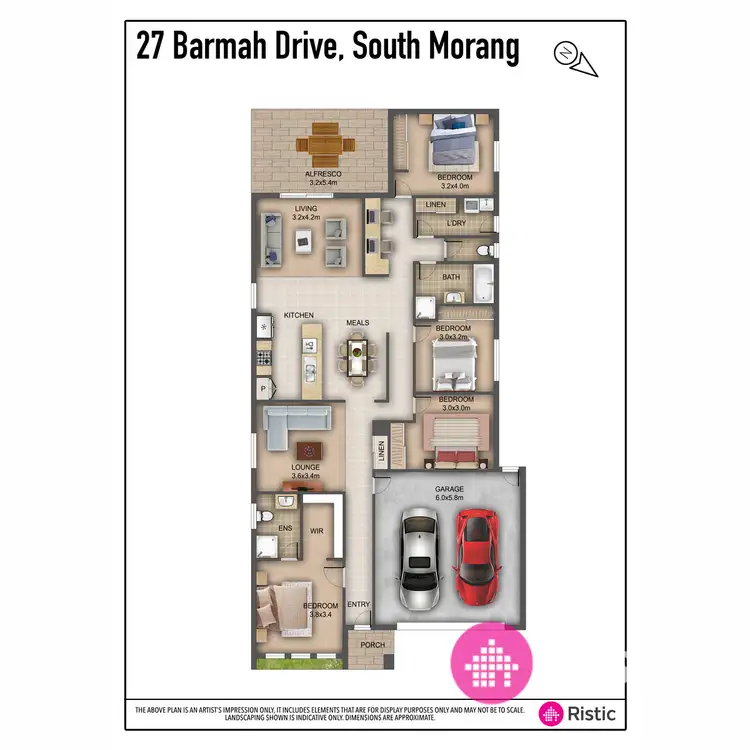 Floorplan of Homely house listing, 27 Barmah Drive, South Morang VIC 3752