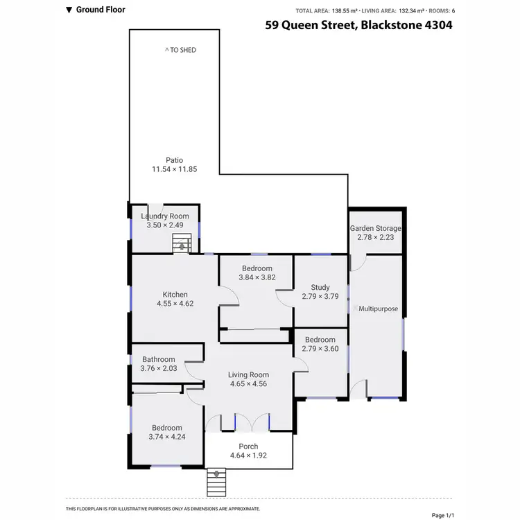 Floorplan of Homely house listing, 59 Queen Street, Blackstone QLD 4304