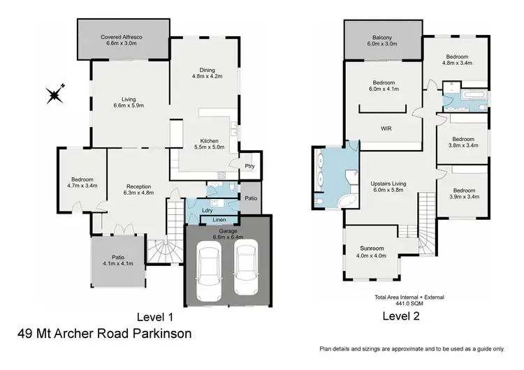 Floorplan of Homely house listing, 49 Mount Archer Road, Parkinson QLD 4115