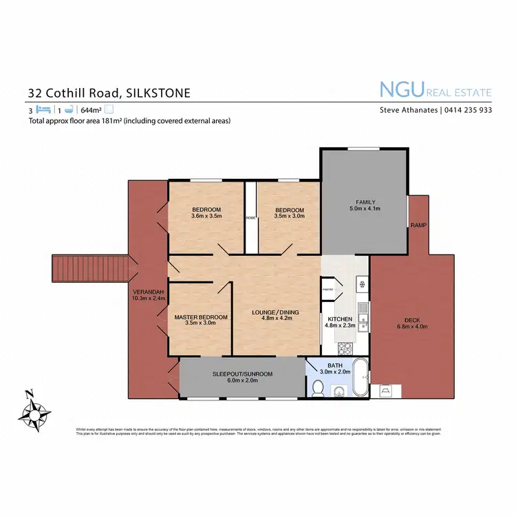 Floorplan of Homely house listing, 32 Cothill Road, Silkstone QLD 4304