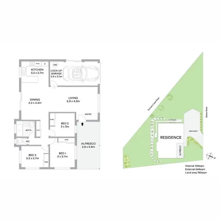 Floorplan of Homely house listing, 24 Zinnea Street, Elanora QLD 4221