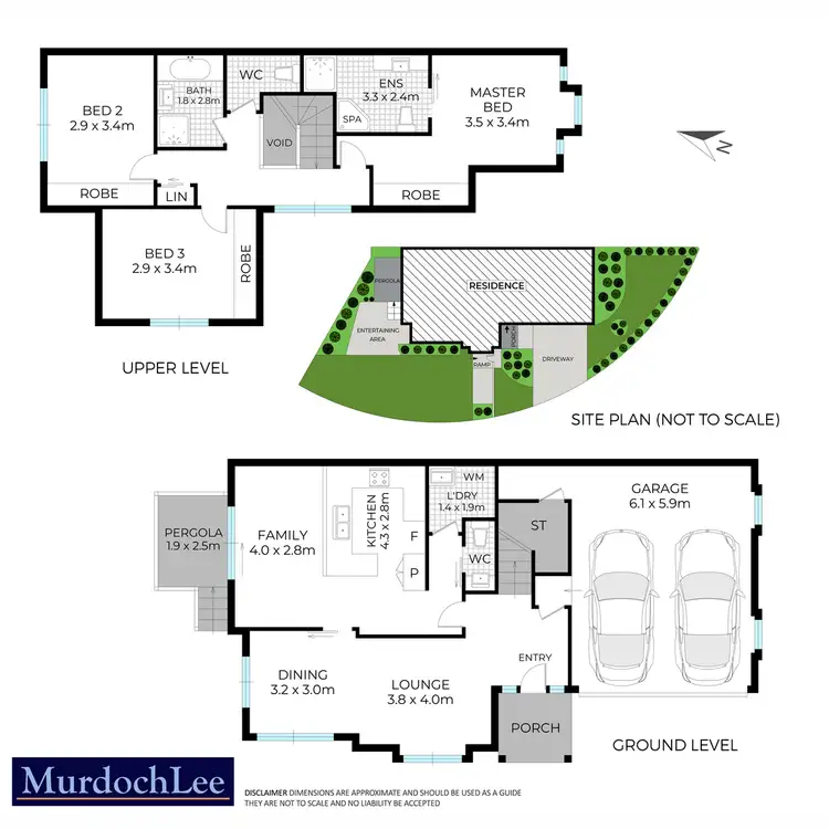 Floorplan of Homely semi-detached listing, 10 Northcott Way, Cherrybrook NSW 2126