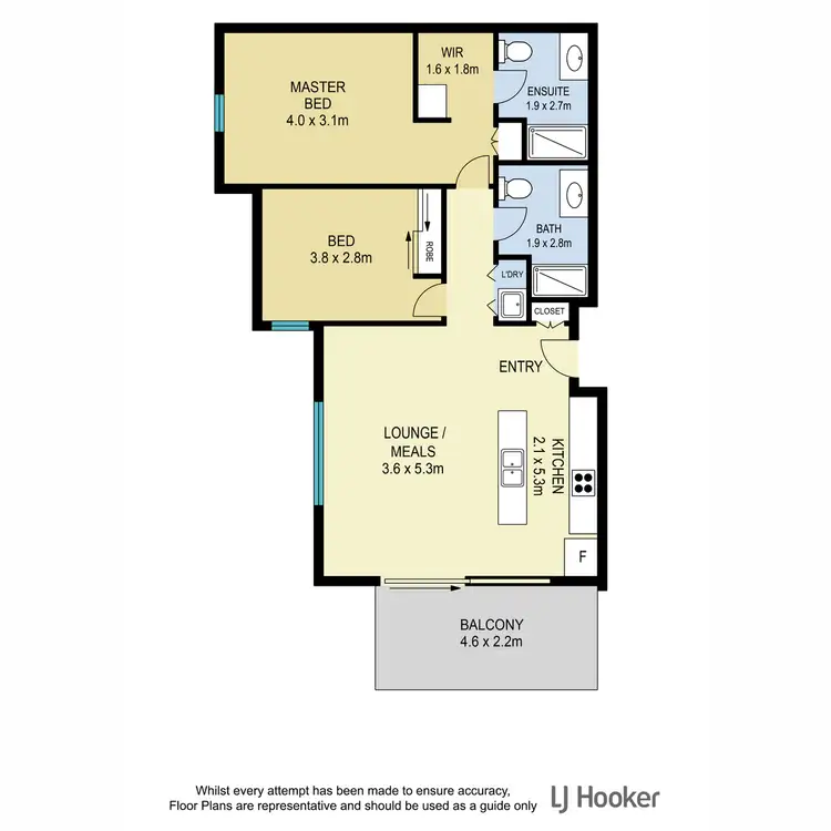 Floorplan of Homely unit listing, 2709/27 Charlotte Street, Chermside QLD 4032