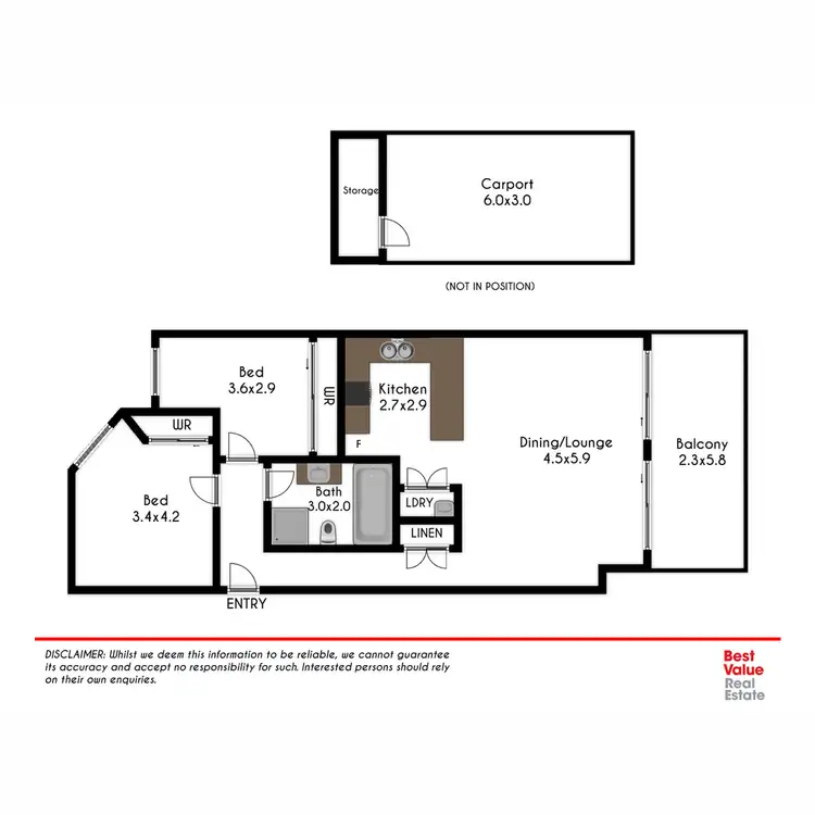 Floorplan of Homely unit listing, 32/17-19 Third Avenue, Blacktown NSW 2148