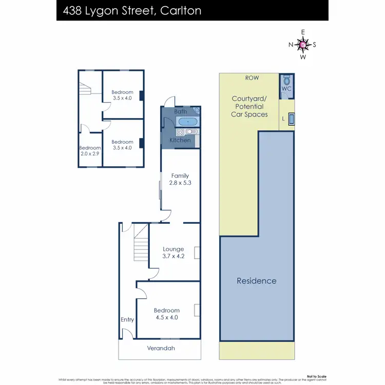 Floorplan of Homely house listing, 438 Lygon Street, Carlton VIC 3053