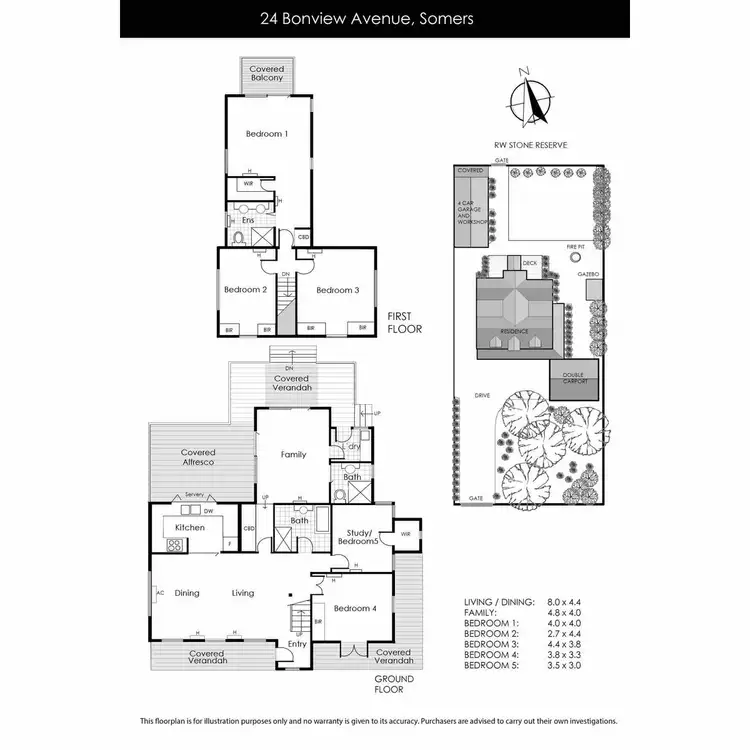 Floorplan of Homely house listing, 24 Bonview Avenue, Somers VIC 3927