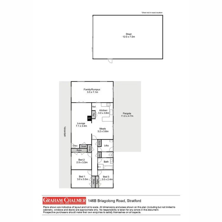Floorplan of Homely house listing, 146B Briagolong Road, Stratford VIC 3862