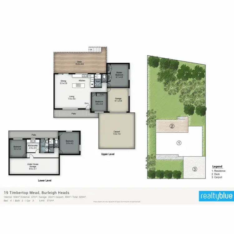 Floorplan of Homely house listing, 19 Timbertop Mead, Burleigh Heads QLD 4220