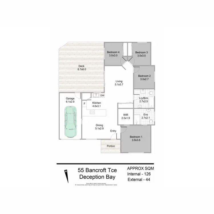 Floorplan of Homely house listing, 55 Bancroft Terrace, Deception Bay QLD 4508