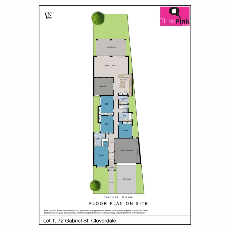 Floorplan of Homely land listing, Proposed Lot 1, 72 Gabriel Street, Cloverdale WA 6105