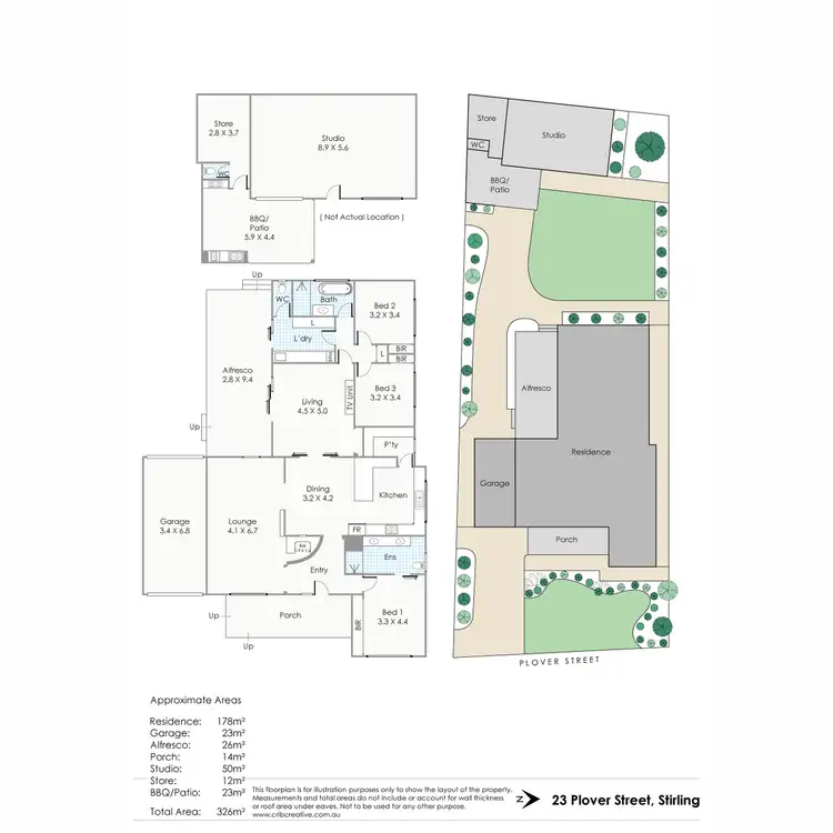 Floorplan of Homely house listing, 23 Plover Way, Stirling WA 6021