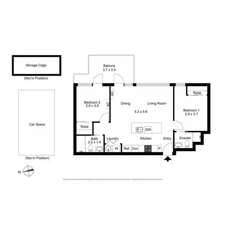 Floorplan of Homely apartment listing, 101/687 Glen Huntly Road, Caulfield VIC 3162