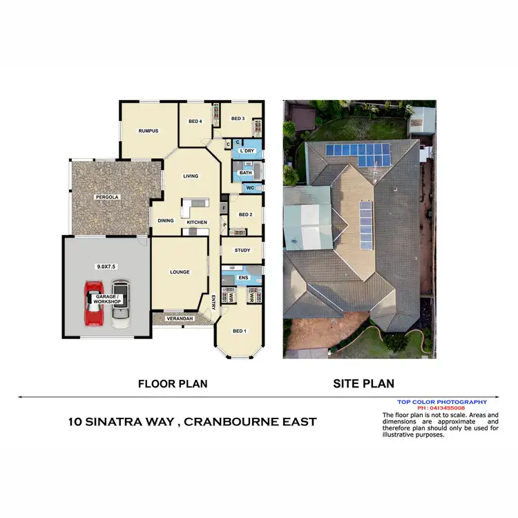 Floorplan of Homely house listing, 10 Sinatra Way, Cranbourne East VIC 3977